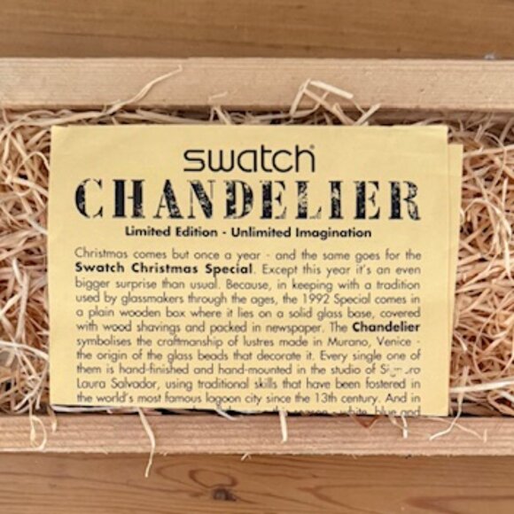 Limited Edition Swatch Chandlier - Picture 3 of 10